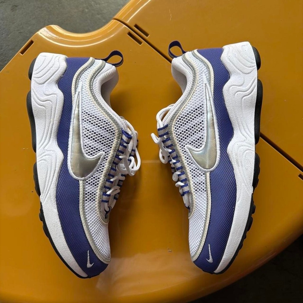 Nike Air Max 95 White Blue Silver Sneakers HF9117-100 Womens 7.5